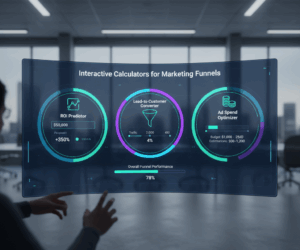 Interactive Calculators for Marketing Funnels